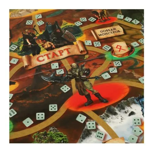 Игра-ходилка настольная власть колец 40 карточек